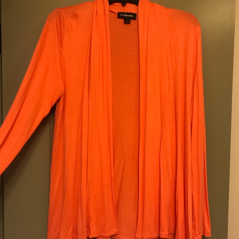 Coral cardigan